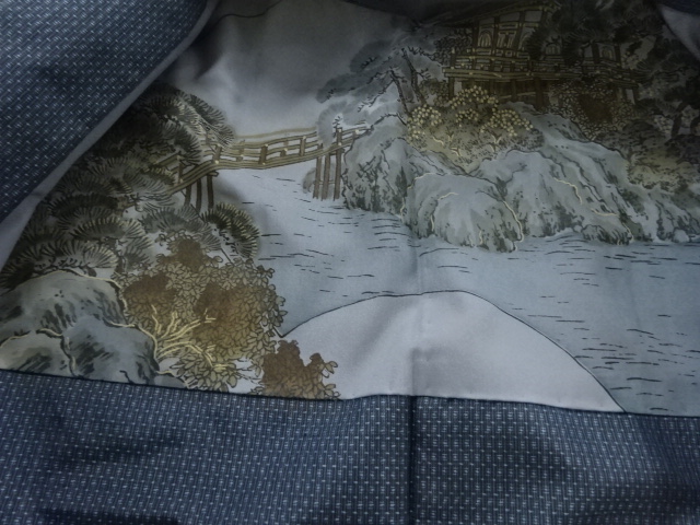 アンティーク 本場泥大島紬男物着物アンサンブル